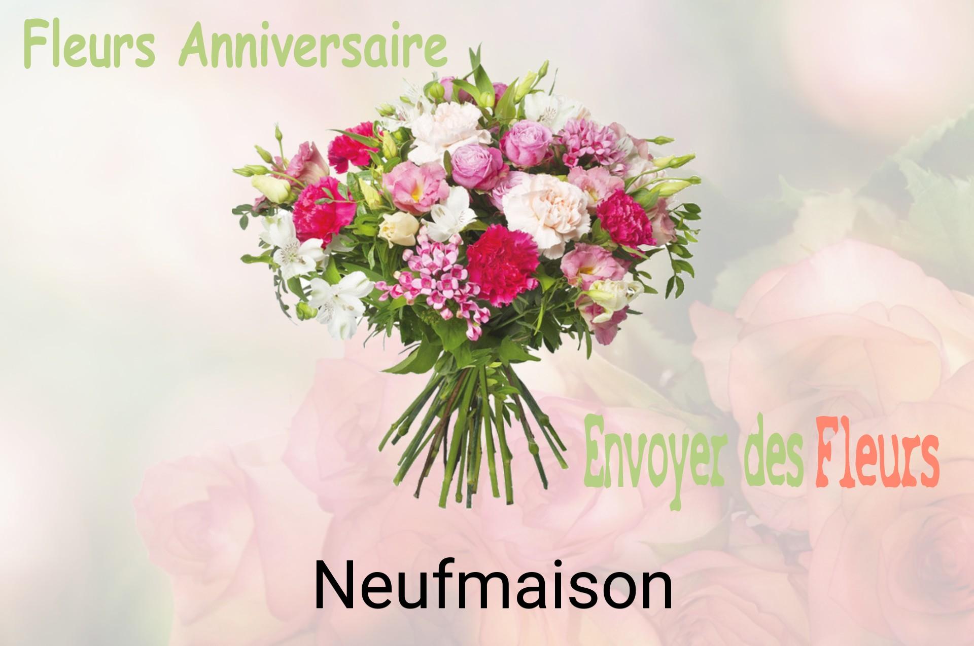 Bouquet de fleurs d’anniversaire livré à Neufmaison